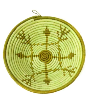 Kijani Hand-Woven Raffia Basket
