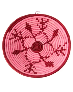 Waridi Hand-Woven Raffia Basket
