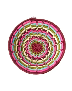 Maua Hand-Woven Raffia Basket