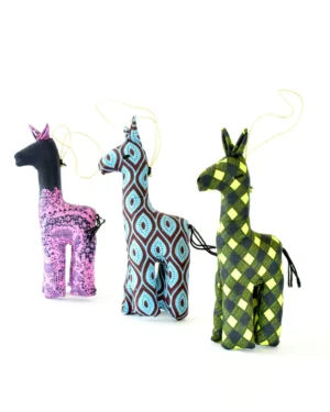 Twiga Kitenge Cloth Elephant Ornament