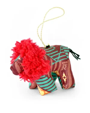 Simba Kitenge Cloth Elephant Ornament