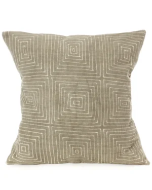 Utope Brown Cotton Pillow